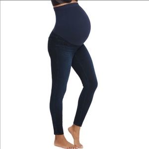 Spanx Mama Ankle Jean-ish Maternity Denim Leggings